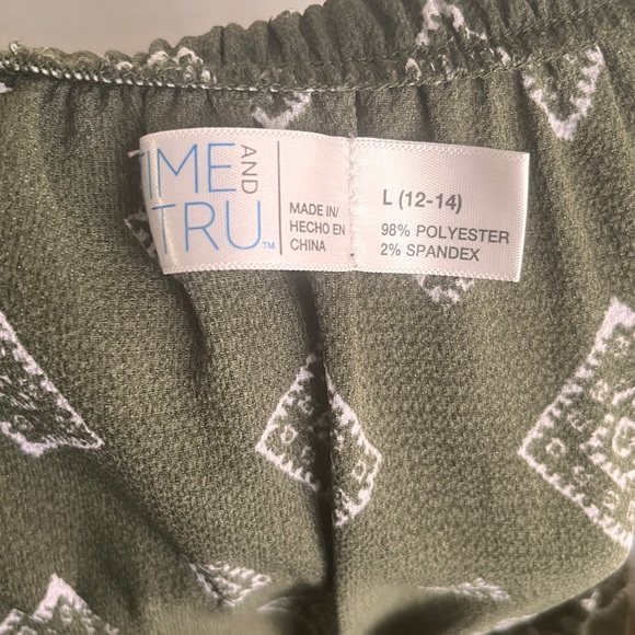 Time&Tru Green Diamond Jumpsuit - Picture 6 of 6